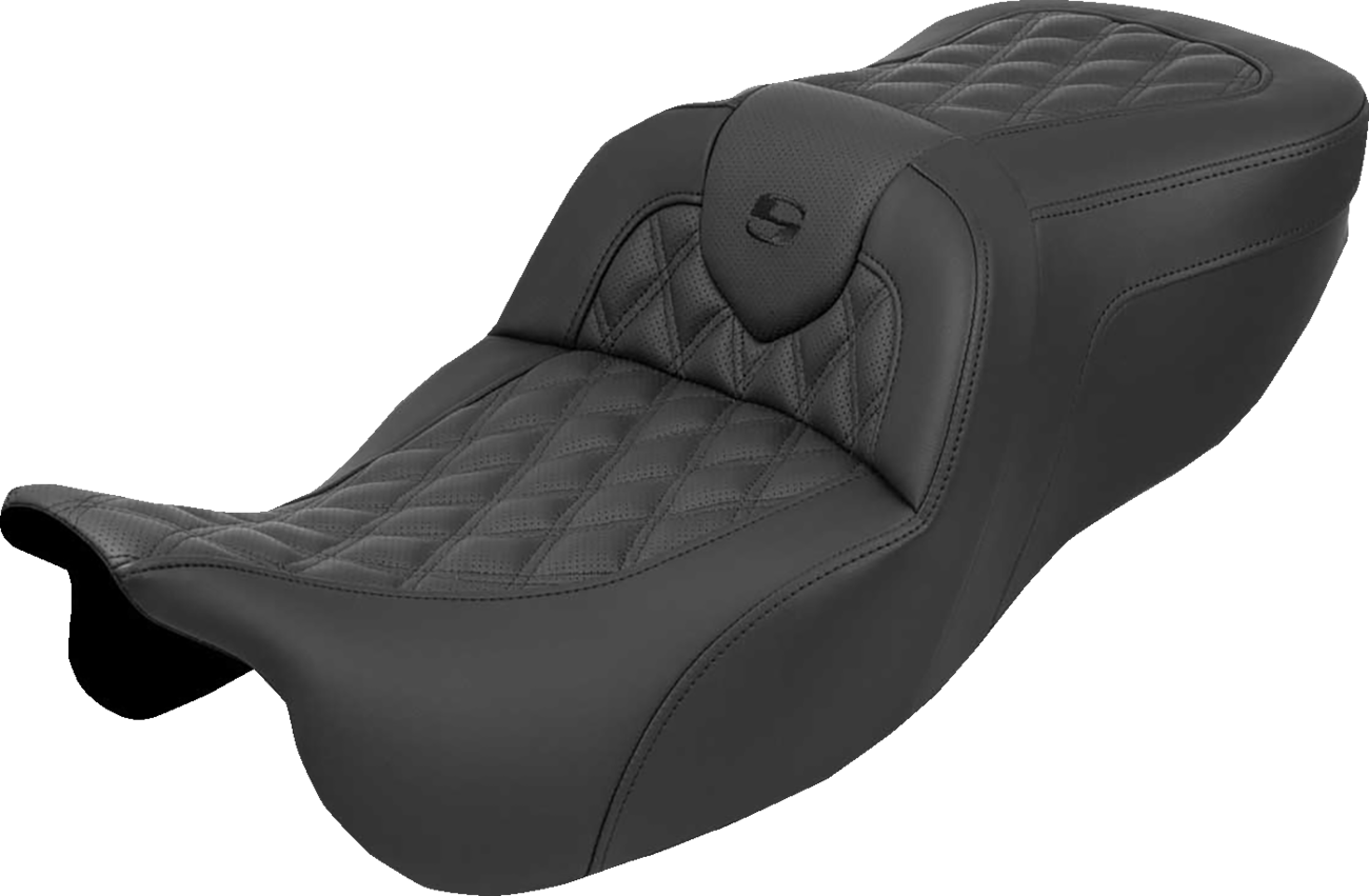 RoadSofa™ Seat - Roadsofa™ Seat - without Backrest - Lattice Stitch - FLRT/FLTRT '15-'25 [0801-2138]
