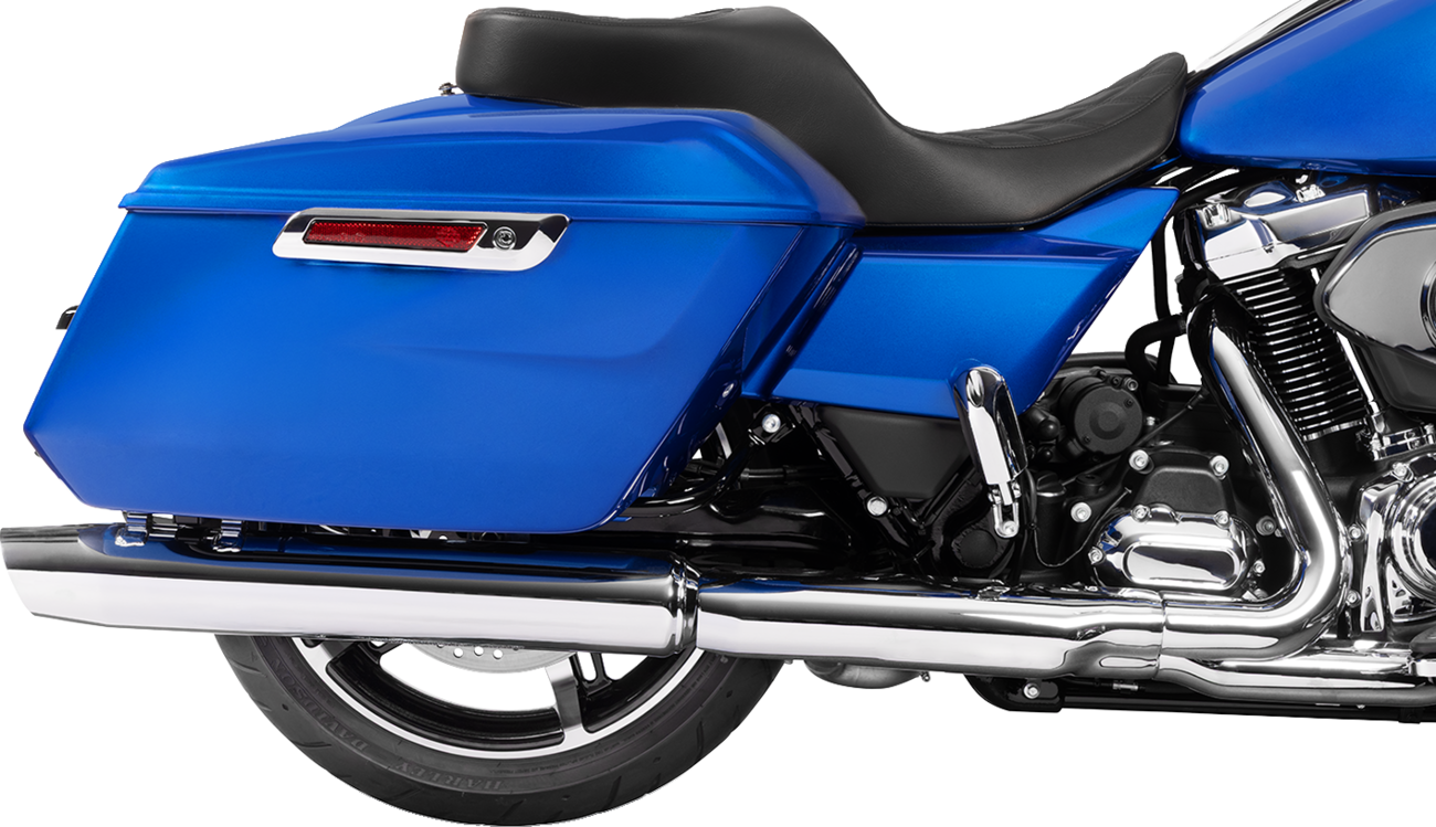 Freedom Touring Seat - Freedom Seat - Black - Vinyl - Black Double Diamond Stitch - FLT/FLH '23-'25 [0801-2098] - Image 4