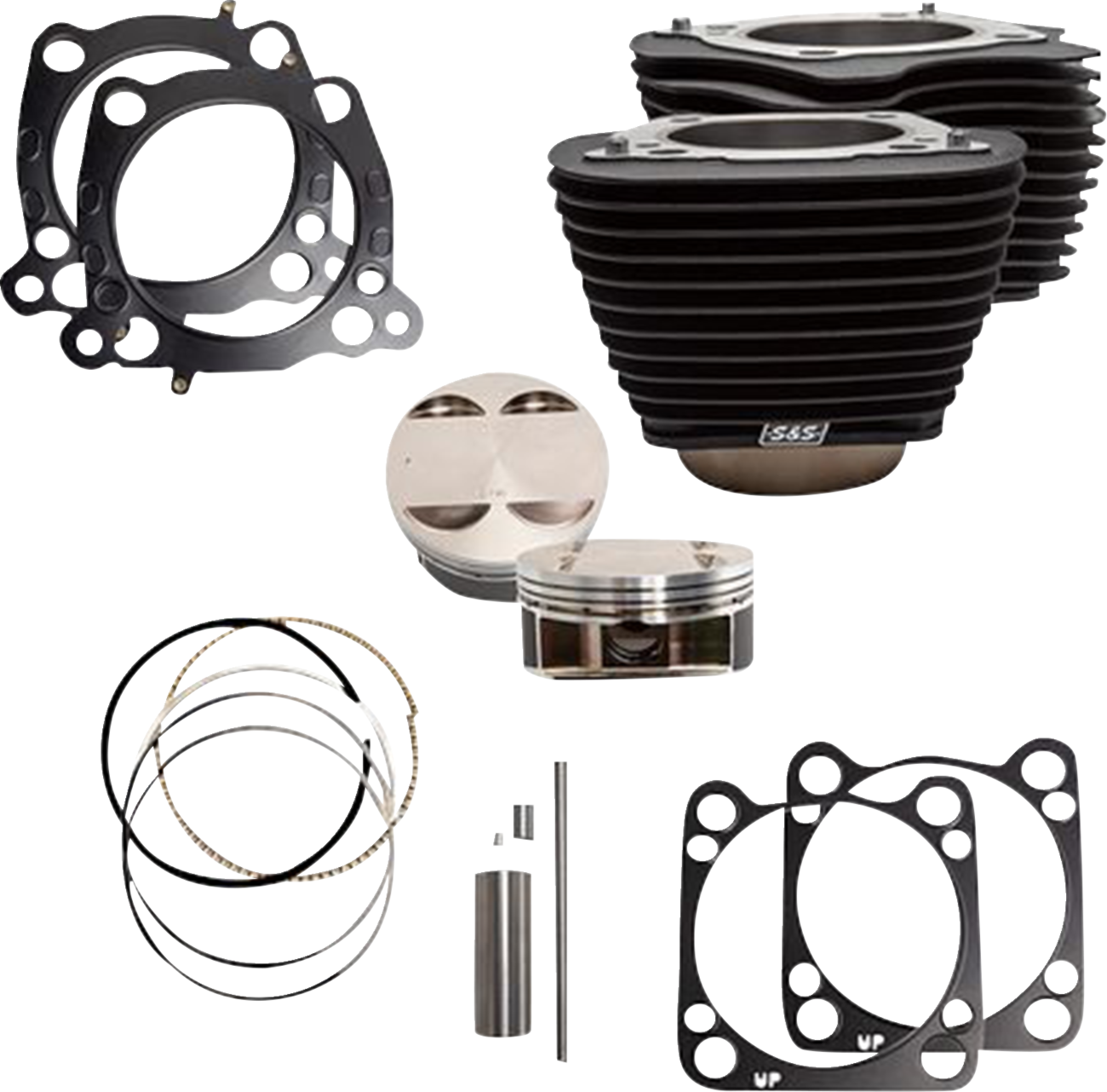 Cylinder Kit - 131" Stroker Cylinder - Wrinkle Black w/o Highlights - M8 [0931-1198]