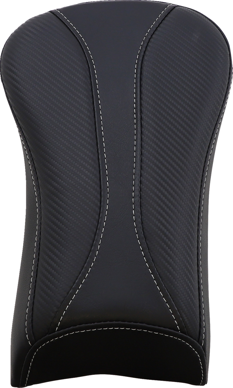 Dominator Pillion Pad - Standard Reach - Black w/ Gray Stitching - FLSTC '06-'17 [0802-0803]