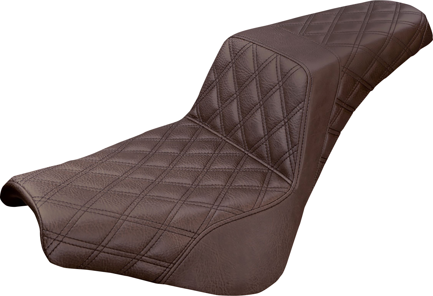 Step-Up Seat — Full Lattice Stitch - Step-Up Seat - Full Lattice Stitch - Brown [0802-0960]