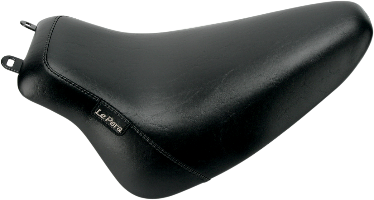 Bare Bones Solo Seat - Smooth - Black - FL '08-'17 [0802-0603]