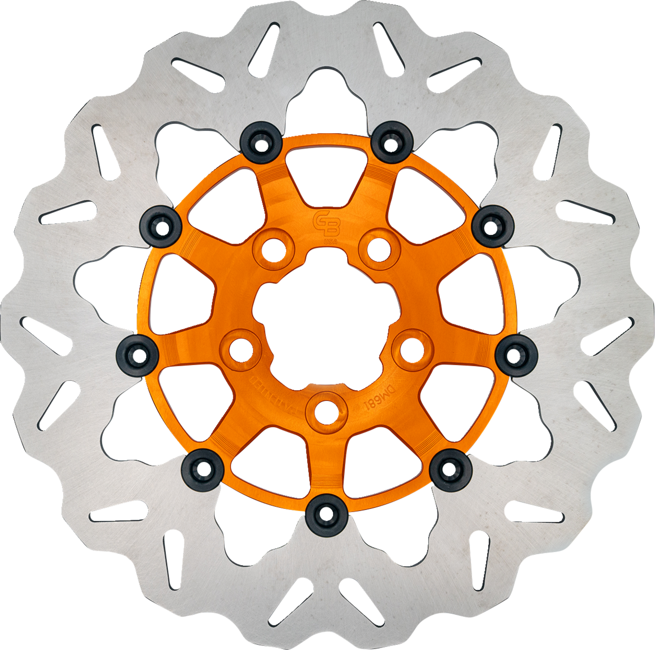 Wave® Brake Rotors - Brake Rotor - Rear - Orange [1710-4567]