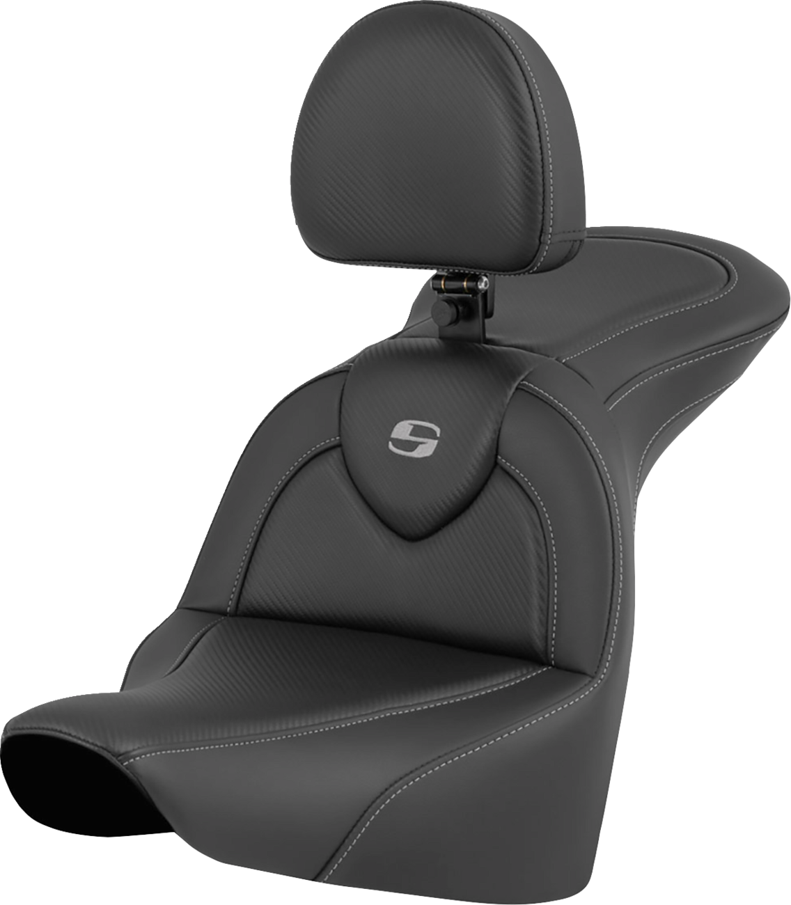 RoadSofa™ Seat - Carbon Fiber - with Driver Backrest - FLFB/FXBR '18-'25 [0802-1618]