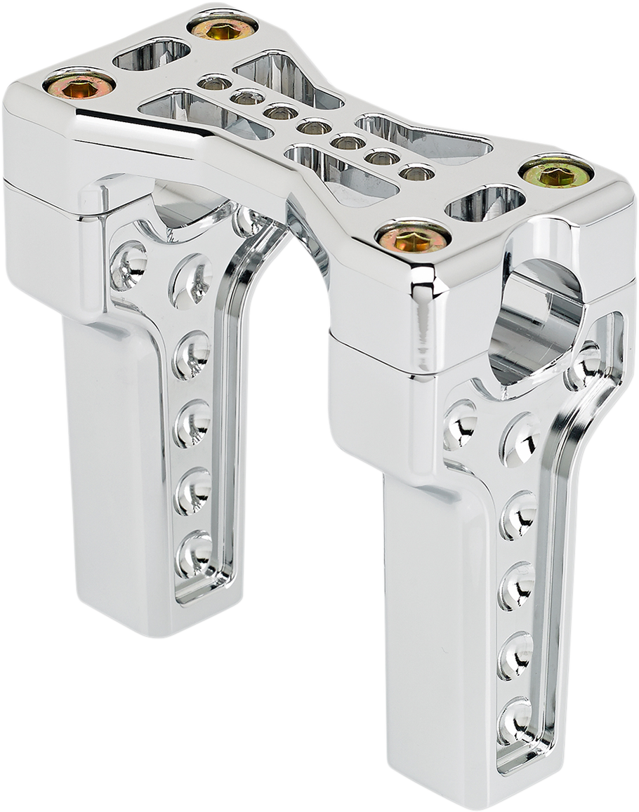 Bridge Handlebar Riser Kit - Straight - Chrome [0603-0790]