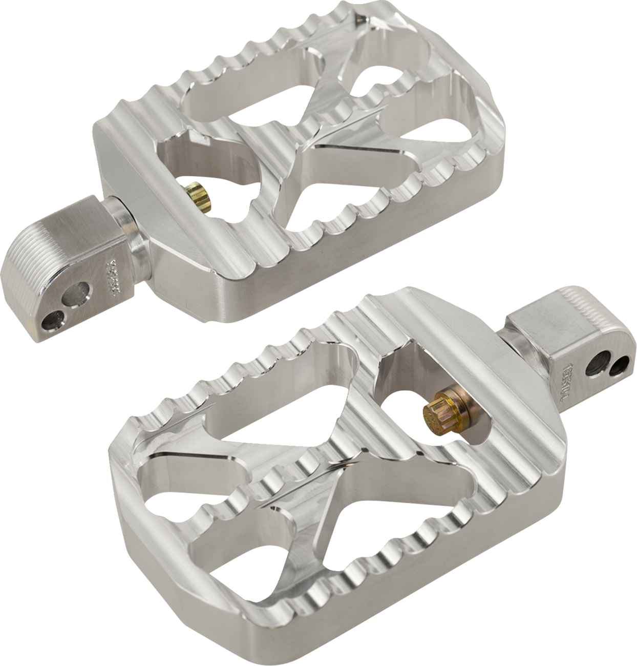 Bear Claw Foot Pegs - Silver - Harley-Davidson [1620-2644]