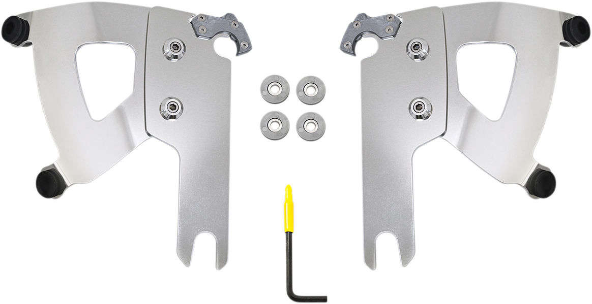 Road Warrior Trigger-Lock Mount Kit - Road Warrior Mounting Kit - Polished - FLHR [2320-0238]
