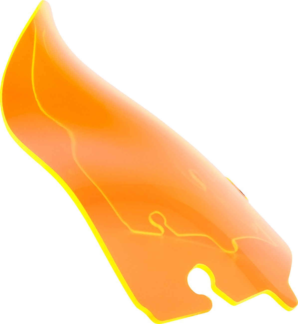 Ice Flare® Windshield - 6.5" - Orange Ice - '14-'25 FLHT/FLHX [2310-0738]