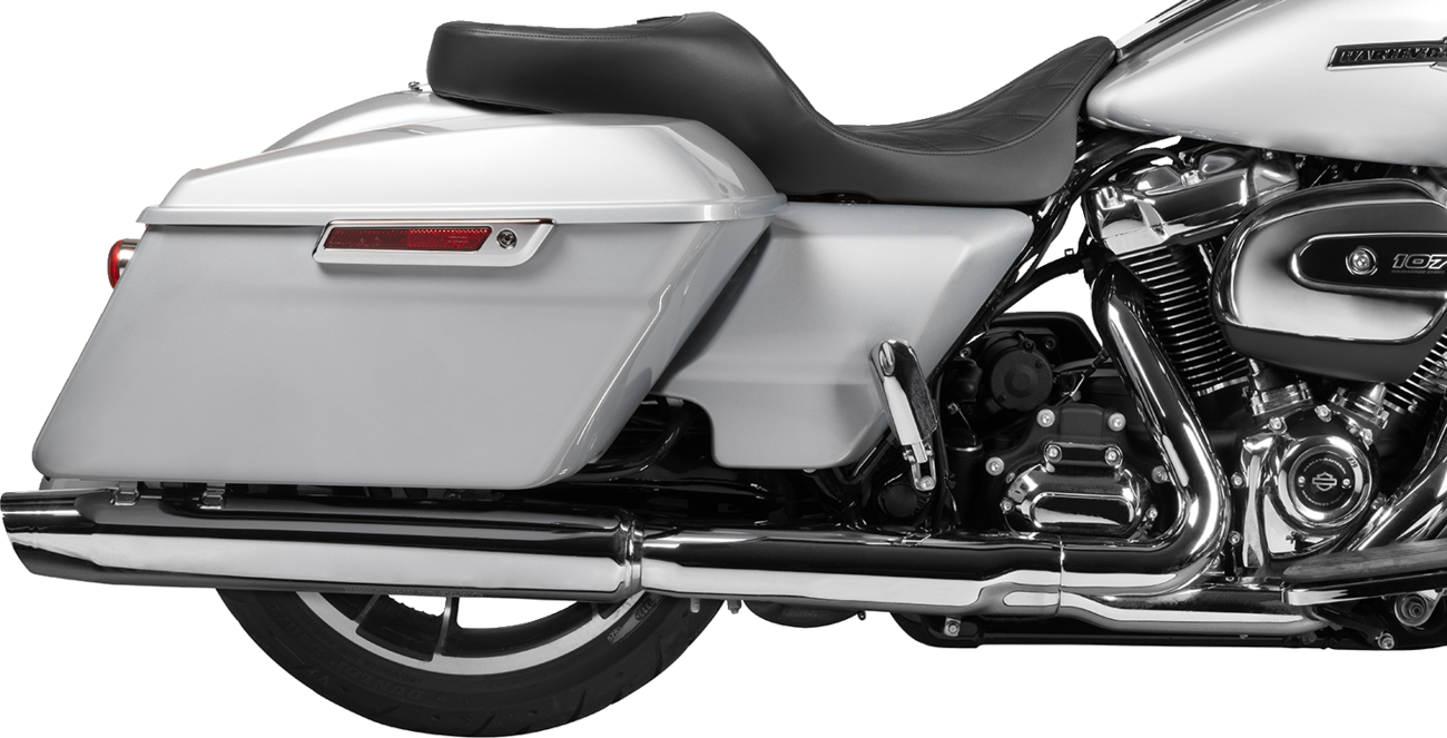 Extended Reach Freedom Touring Seats - Extended Reach Freedom Seat - Vinyl - Double Diamond - Black Stitch - FLT/FLH '09-'25 [0801-1980] - Image 4