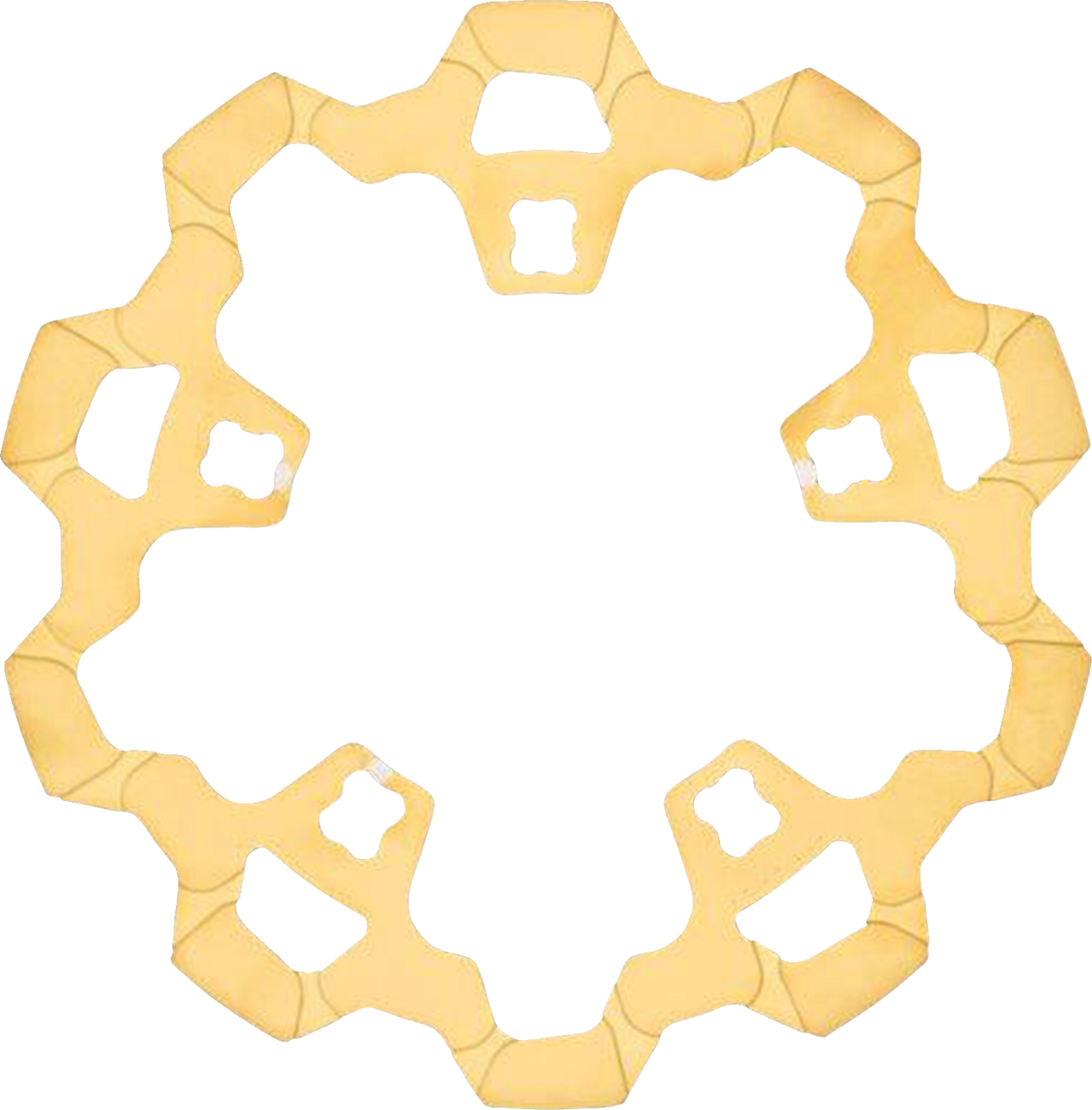 Front Brake Rotor - Rotor with Gas Slots - Prodigy/Enforcer - Gold - 11.8" [1710-4490]