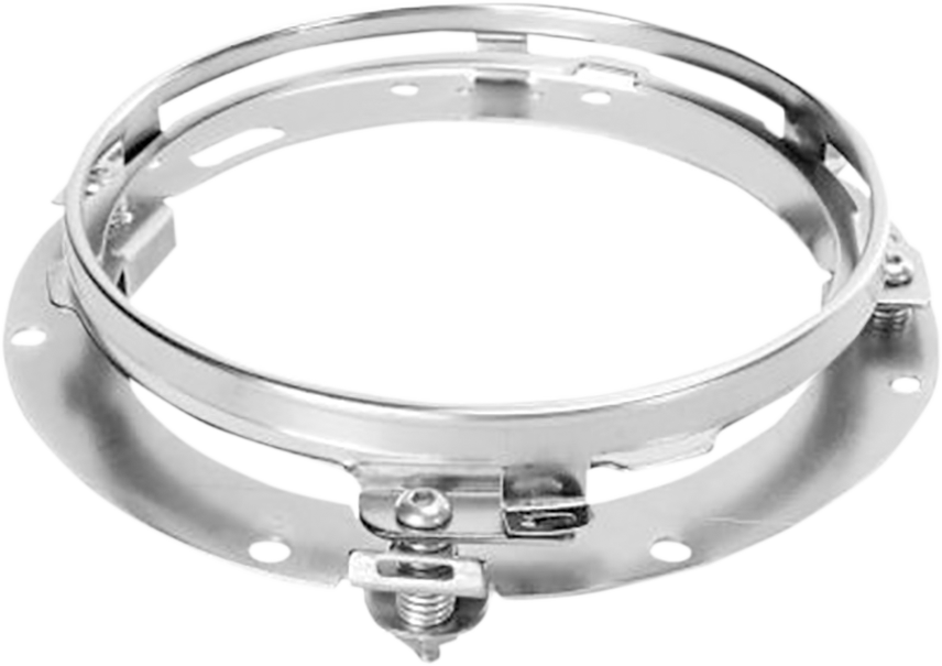 7" LED Halo Headlamp with Mounting Ring - Headlamp - 7" - LED - Chrome [2001-2375] - Image 2