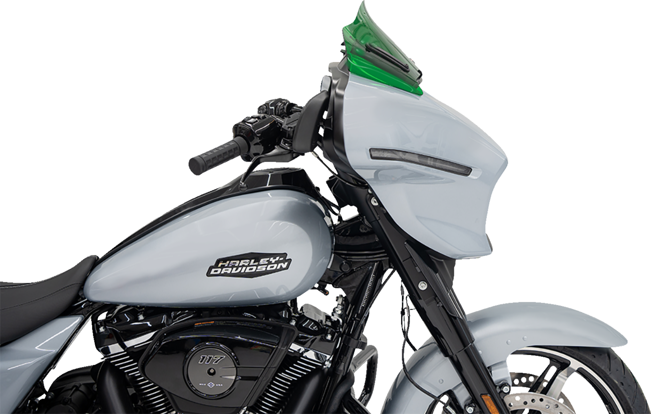 Kolor Flare® Windshield - 8" - Green - '23-'25 FLHX [2310-0881] - Image 2