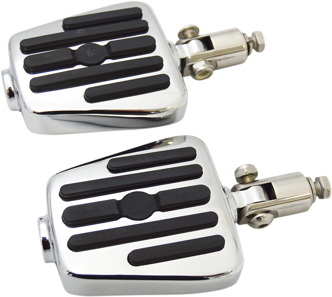 Mini Floorboards - Folding Steel Clevis - Chrome [1621-0856]