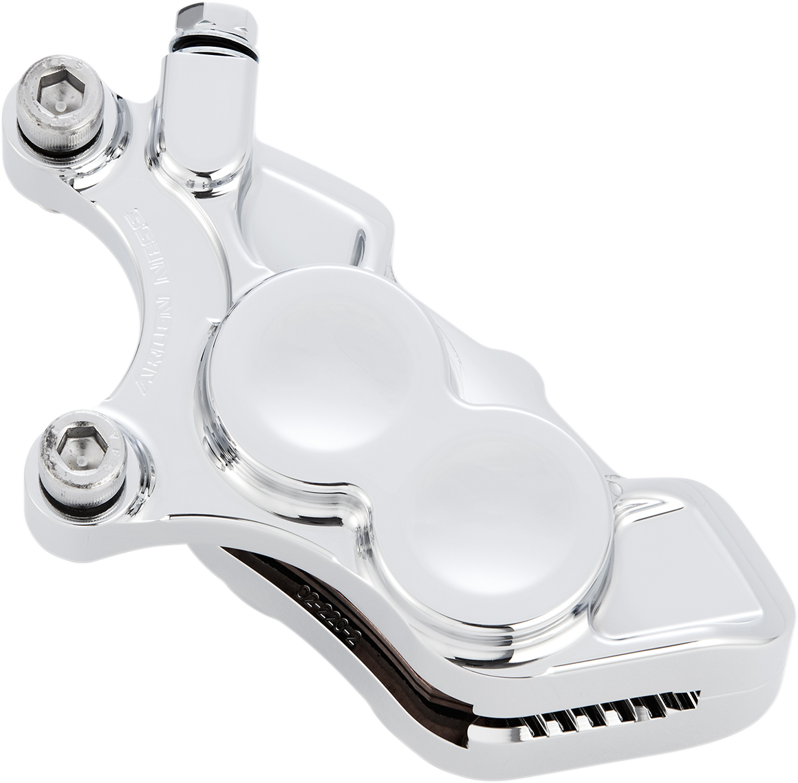 Ness Tech Four-Piston Caliper - 4-Piston Caliper - Front Right - 11.8" - Chrome [1701-0614] - Image 2