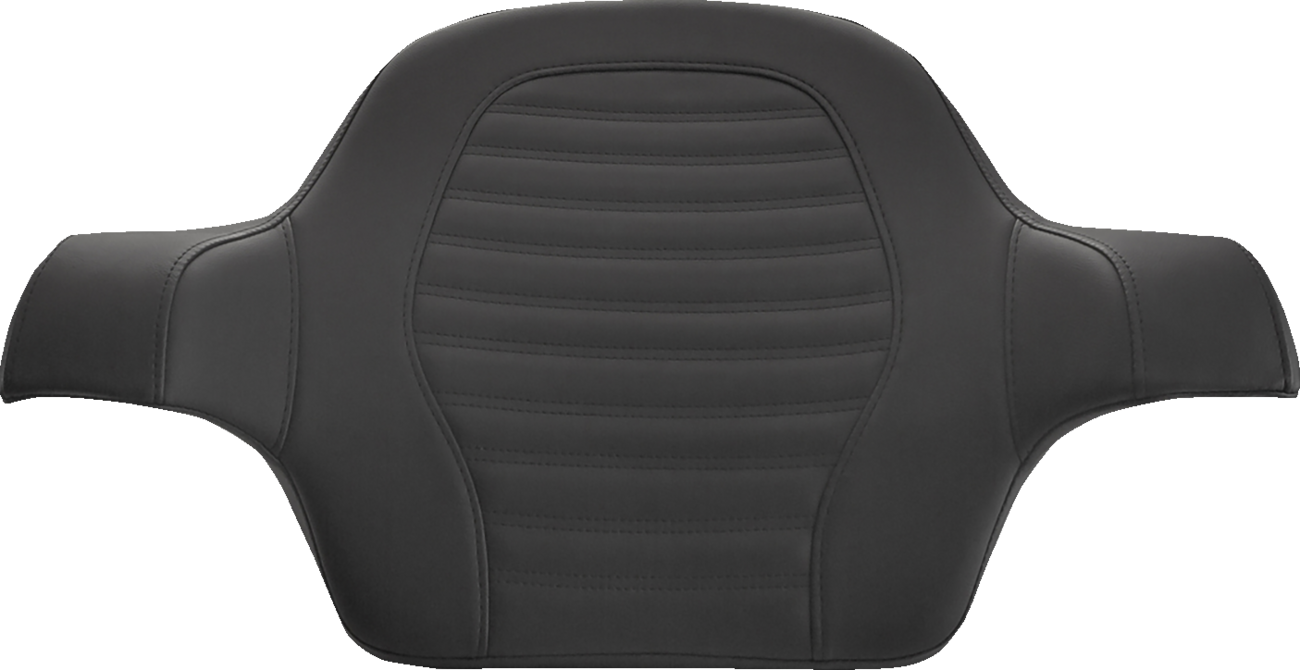 Tour Pak® Backrest Pad - Tour-Pak® Backrest Pad - Slim - Roll & Pleat - Black - FL '14-'23 [0801-1366]