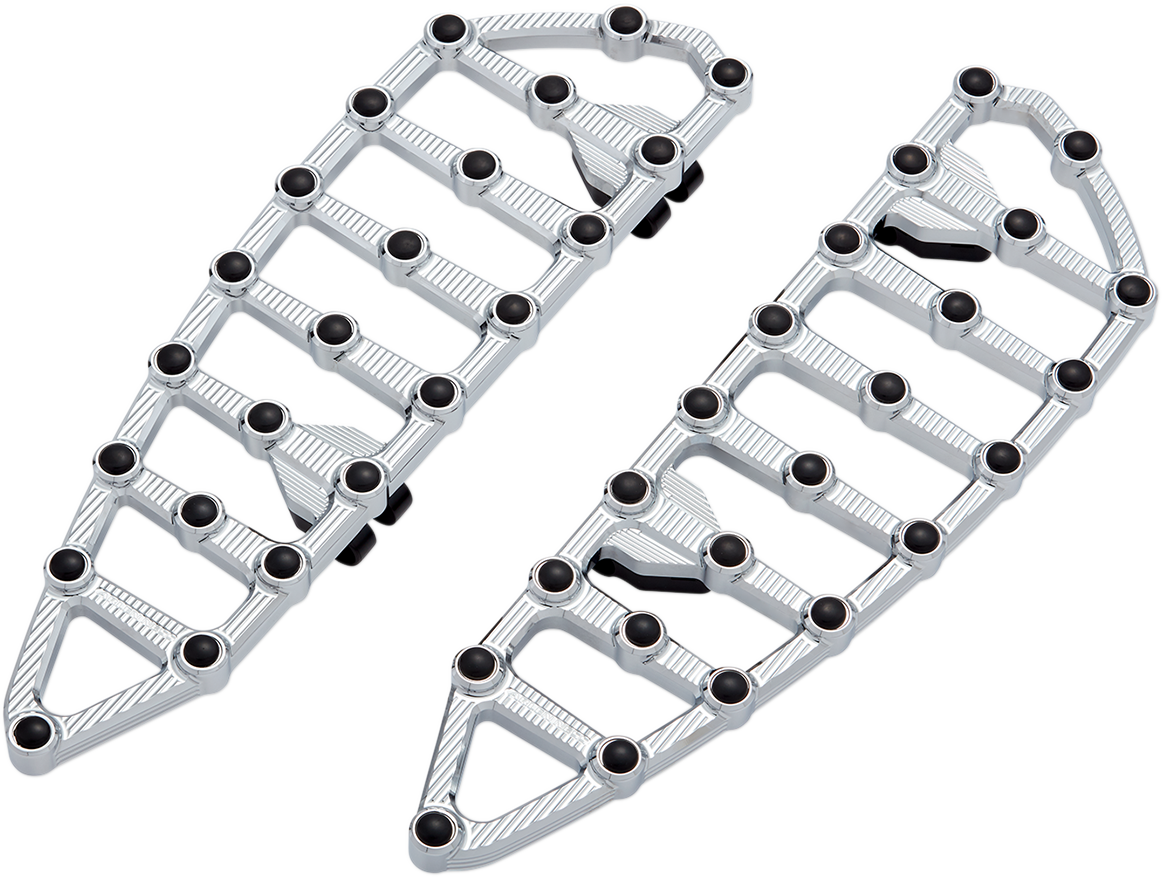 MX Billet Floorboards - MX Driver Floorboards - Chrome [1621-0941]