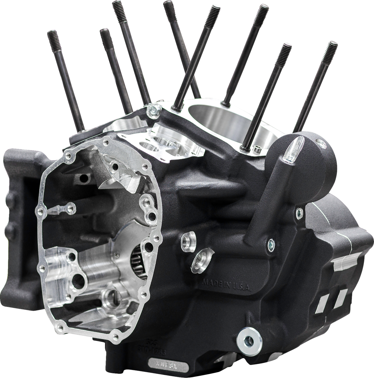 M8 Softail Crankcase - Crankcase - MK-Series "B" - Black - M8 Softail [0920-0242] - Image 2