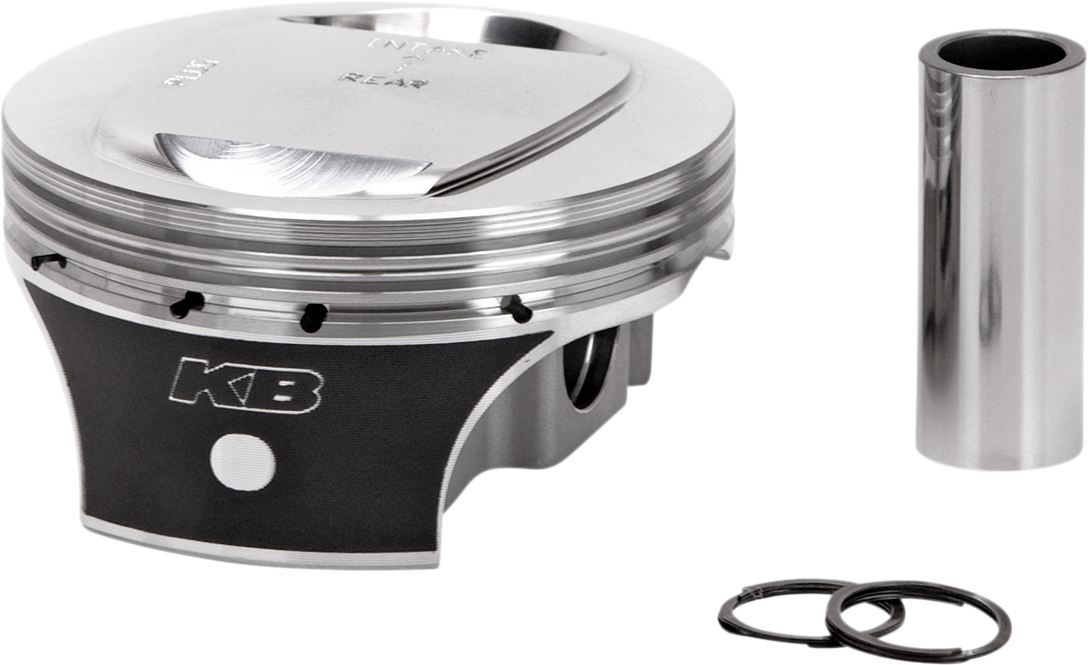 Forged Piston Kit - Piston Kit - 4.000" Standard - 10.0:1 CR - 96"/103" Twin Cam Bored to 110 CI w/SE 95 cc Heads [0910-3973] - Image 2