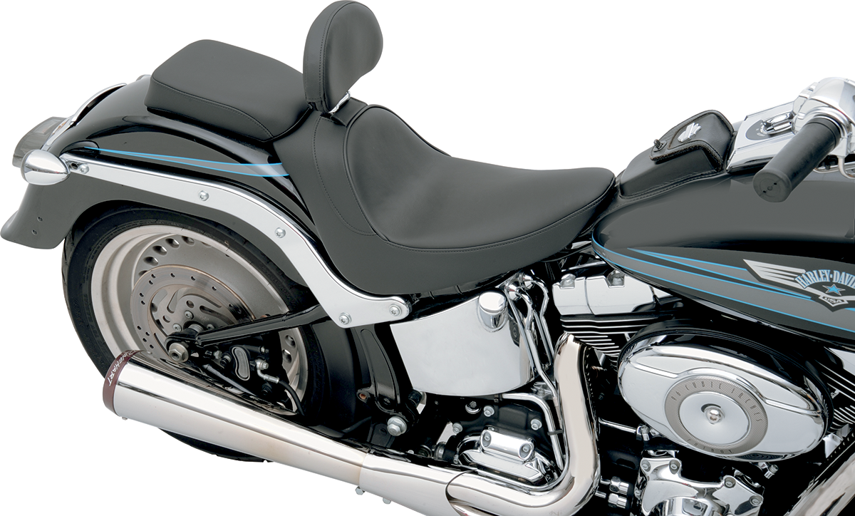 Backrest Compatible Solo Seat — Smooth - Solo Seat - Smooth - Driver Backrest - FL/FX '06-'17 [0802-0626] - Image 3