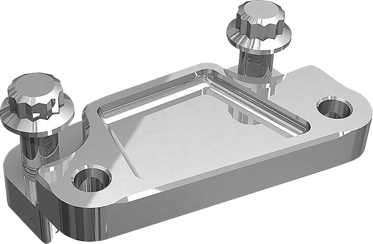 13" Axial Brake Caliper Adapter Bracket - Axial Caliper Mount Adapter Bracket - Chrome [1701-0772]