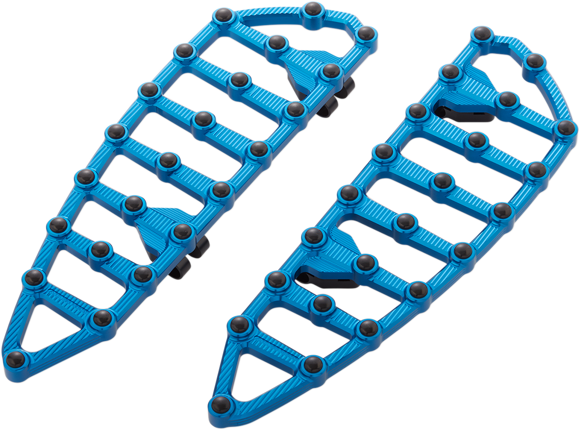 MX Billet Floorboards - MX Driver Floorboards - Blue [1621-0943]