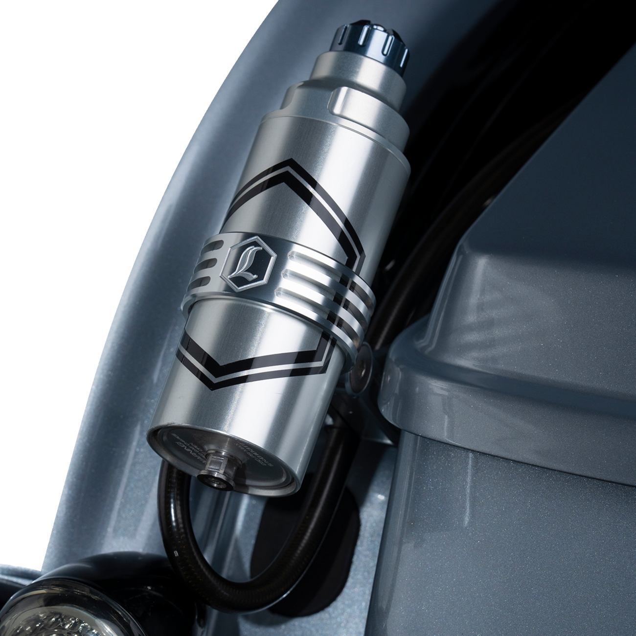 REVO ARC Billet Remote Reservoir External Mounts - REVO ARC External Reservoir Mounts - Clear [1313-0246] - Image 4