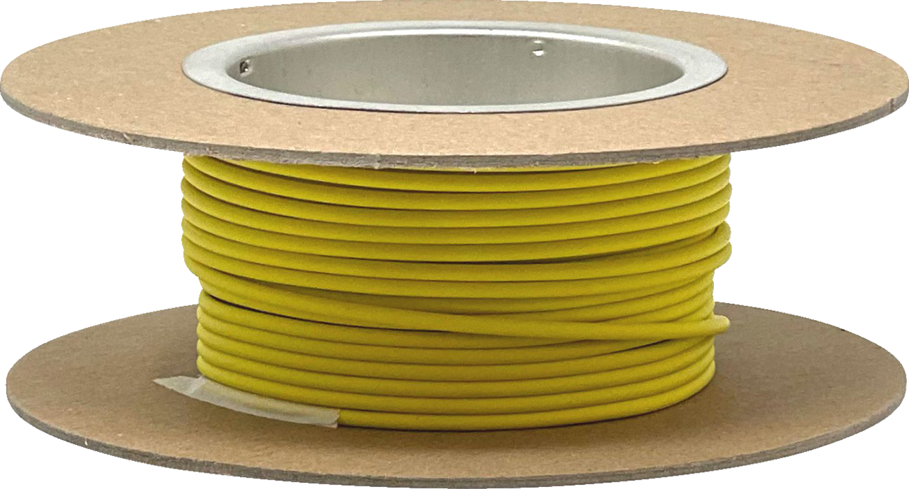 GXL Copper Wire - 25' GXL Wire Spool - 16 Gauge - Yellow [2120-1305]
