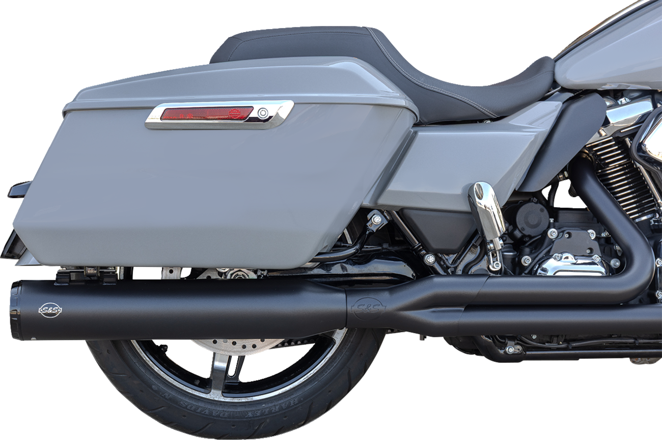 2-into-1 GNX Exhaust System - Race Only - Guardian Black - Touring [1800-2757] - Image 3