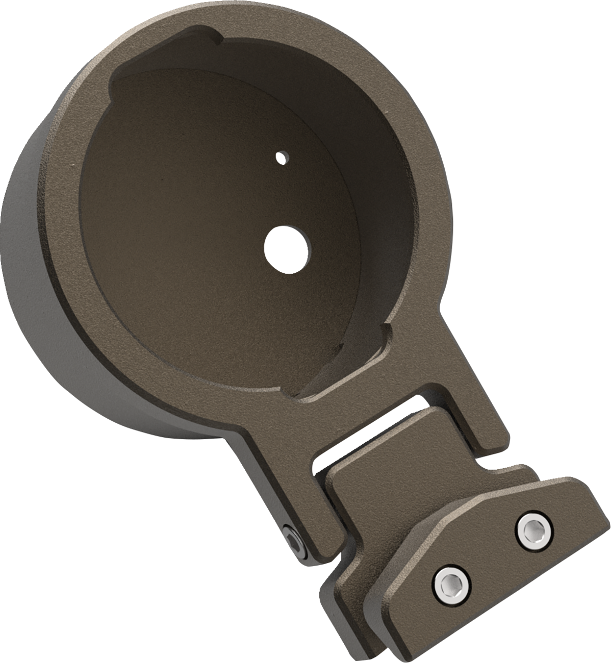 Gauge Mount for Performance Risers - Gauge Mount - Single - Bronze - Dyna [2201-0261]