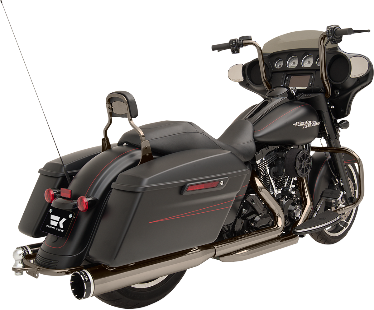 2-into-2 Dominator Exhaust System - Eclipse® - '09-'16 FL - With 4-1/2" Muffler [1800-1968] - Image 6