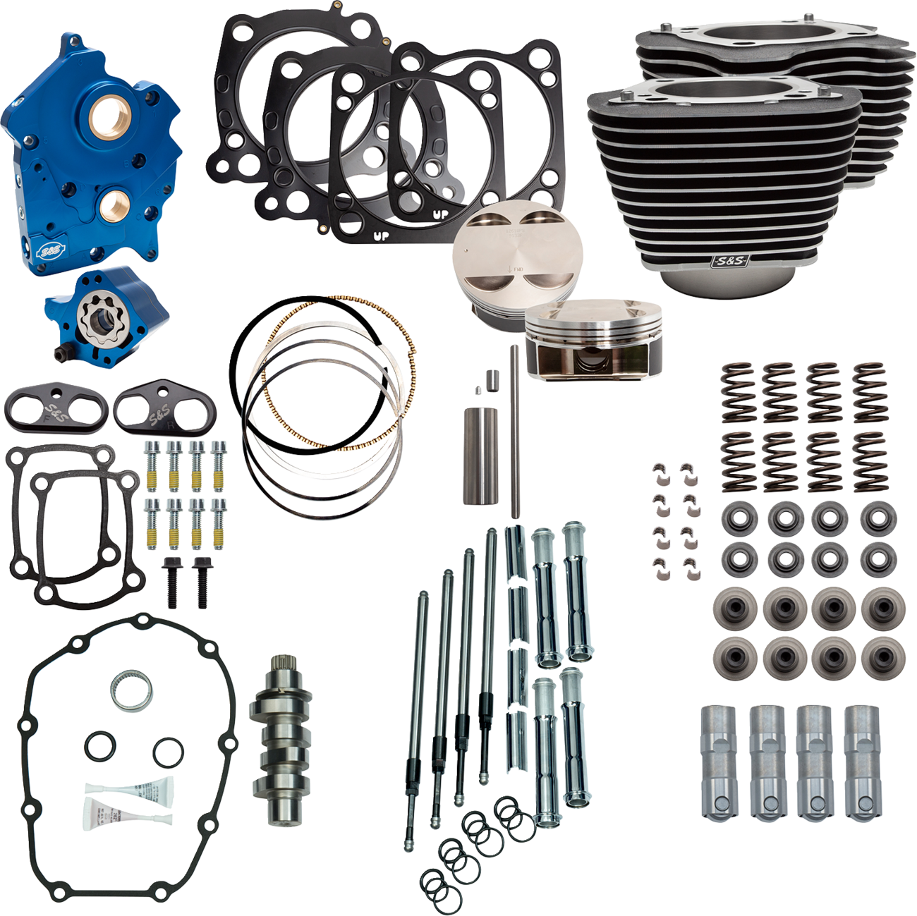 128" Power Package - Power Pack - 4.500" Stroke - Water Cooled - Black w/Highlights - M8 [0904-0142]