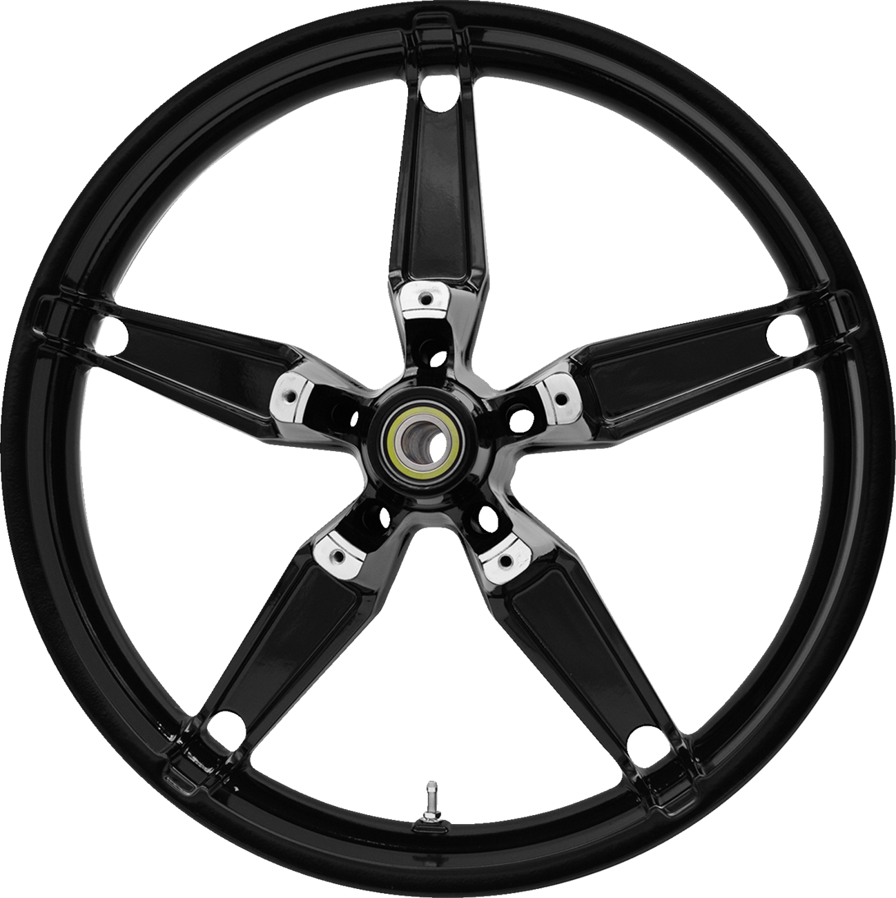 Daytona Wheel - Wheel - Daytona - Front - Dual Disc/with ABS - Black - 21x3.5 [0201-2650]
