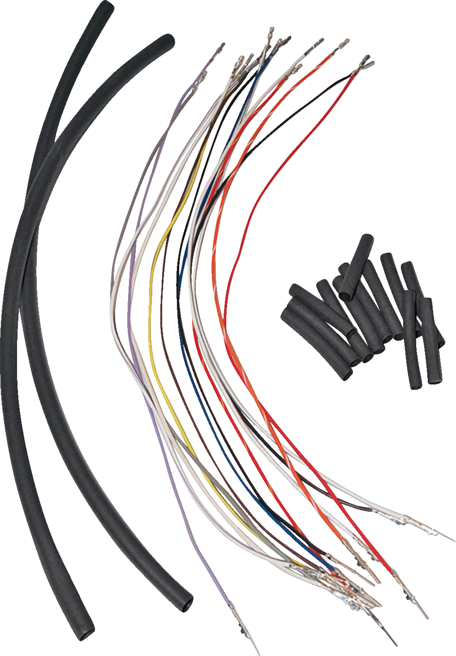 Ready-To-Install Handlebar Wire Extension Kit - Handlebar Wiring Extension - 8" - '07-'13 FL [2120-0222]