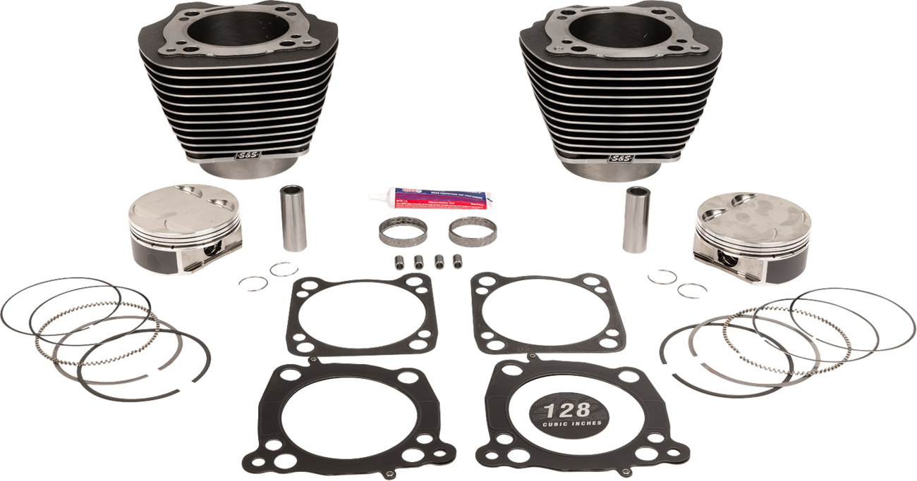 Cylinder Kit - 128" Big Bore - Black Granite w/Highlights - 114"/117" M8 [0931-1192]