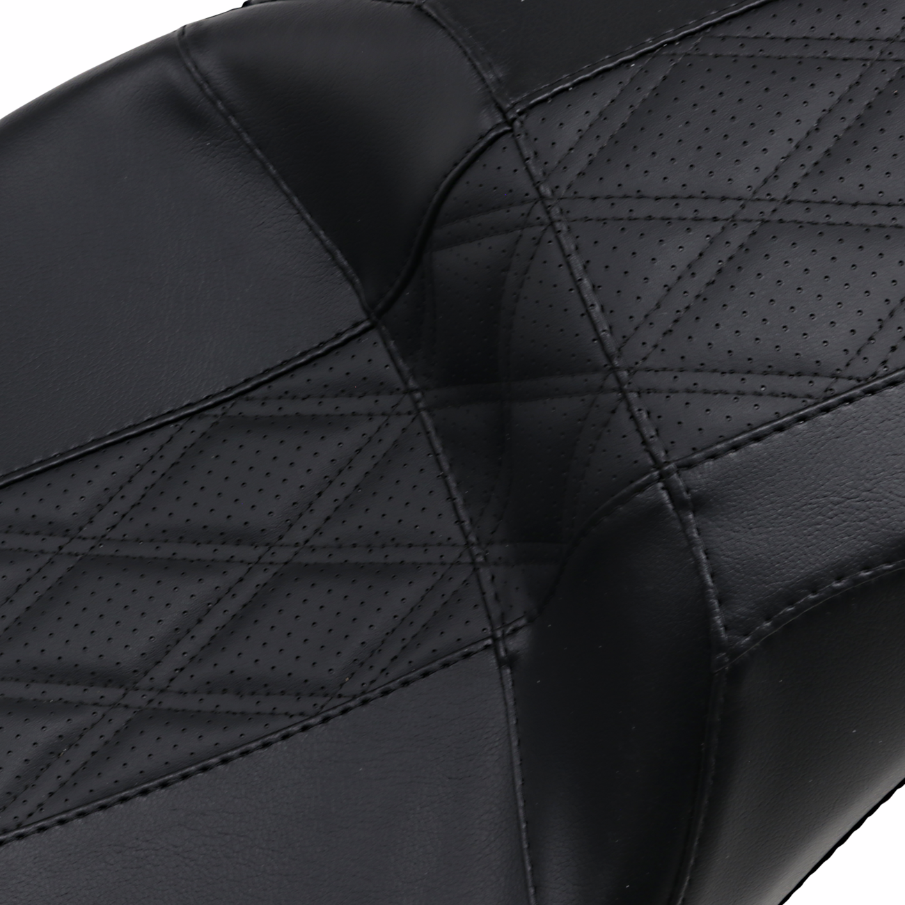 Outcast GT Seat - Outcast GT-2 Seat - 2-Up - w/o Backrest - Black Double Diamond - Perforated - FL '08-'23 [0801-1238] - Image 2
