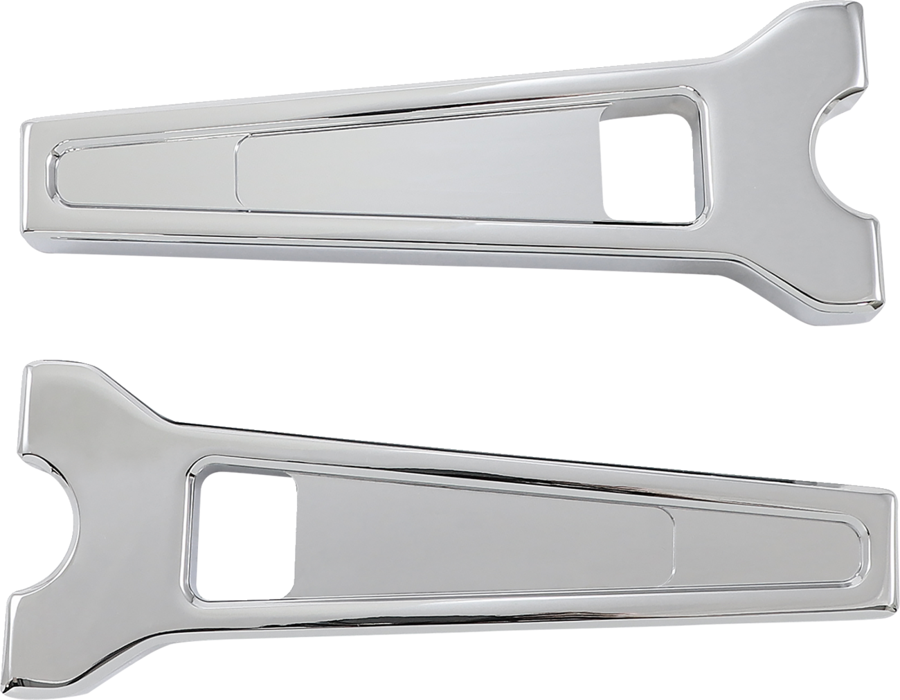 Performance Risers - Straight - 8" x 1-1/4" - Chrome [0602-1414]
