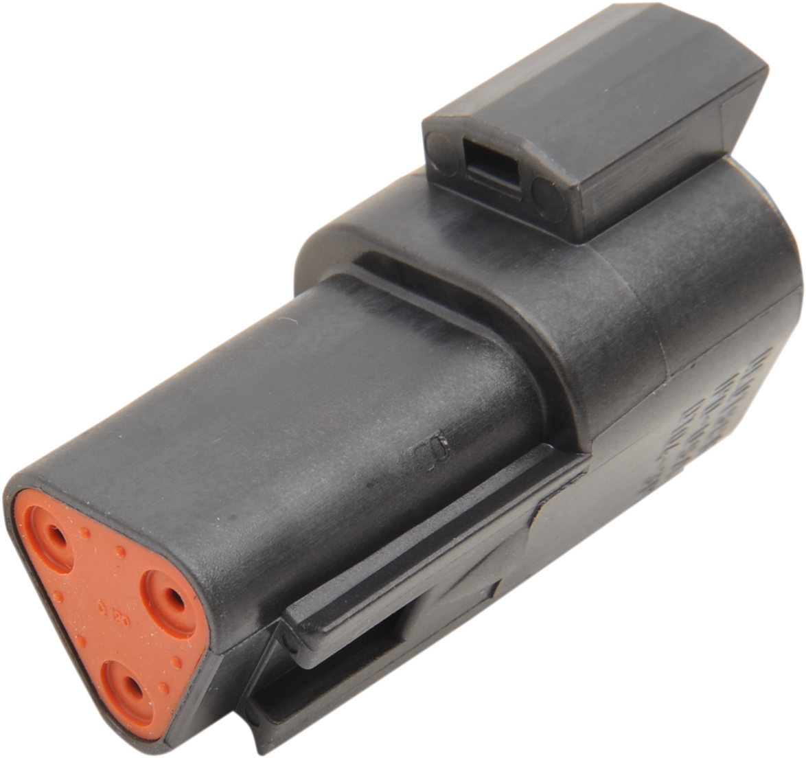 Deutsch DT Sealed Connector Component — Wiring Connector - Deutsch Receptacle - 3 Pin - Black [2120-0042]