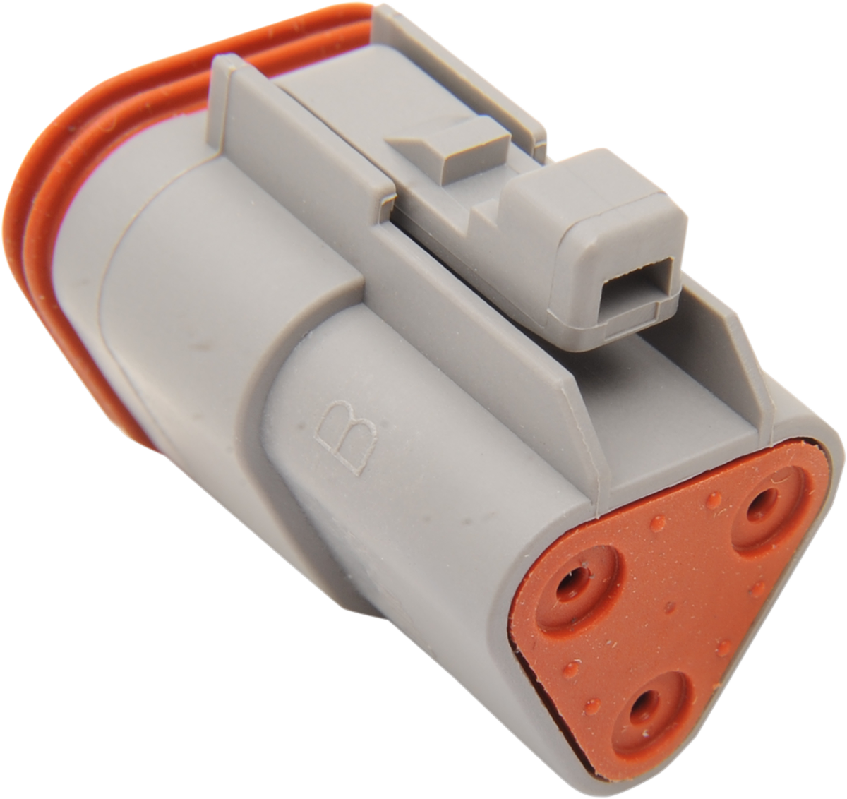 Deutsch DT Sealed Connector Component — Wiring Connector - Deutsch Plug - 3 Pin - Gray [2120-0053]