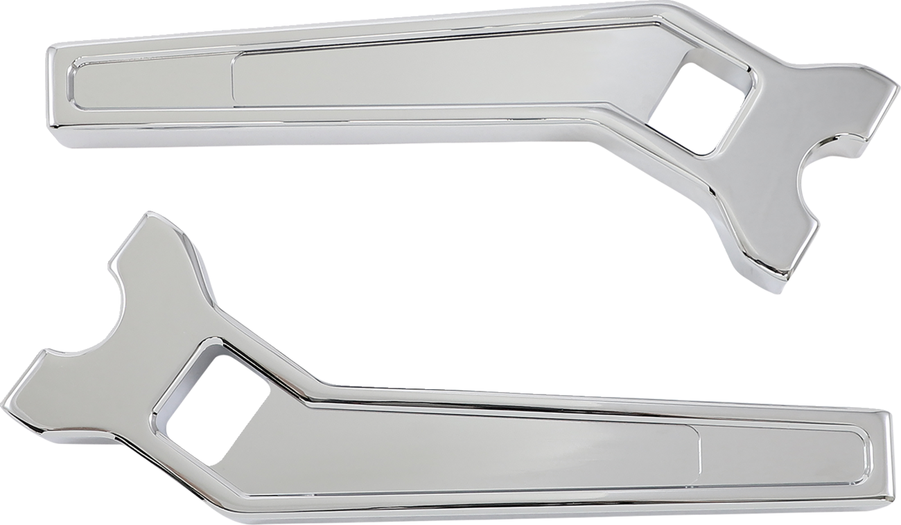 Performance Risers - Pullback - 10" x 1-1/4" - Chrome [0602-1418]