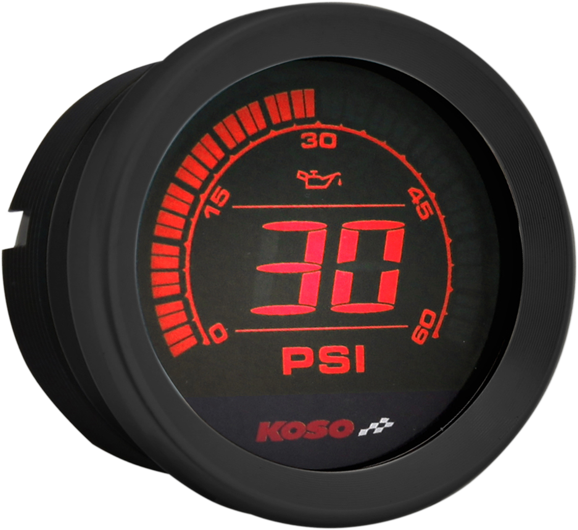 Replacement Gauge - 2" Oil Pressure Gauge - Black [2212-0606] - Image 2