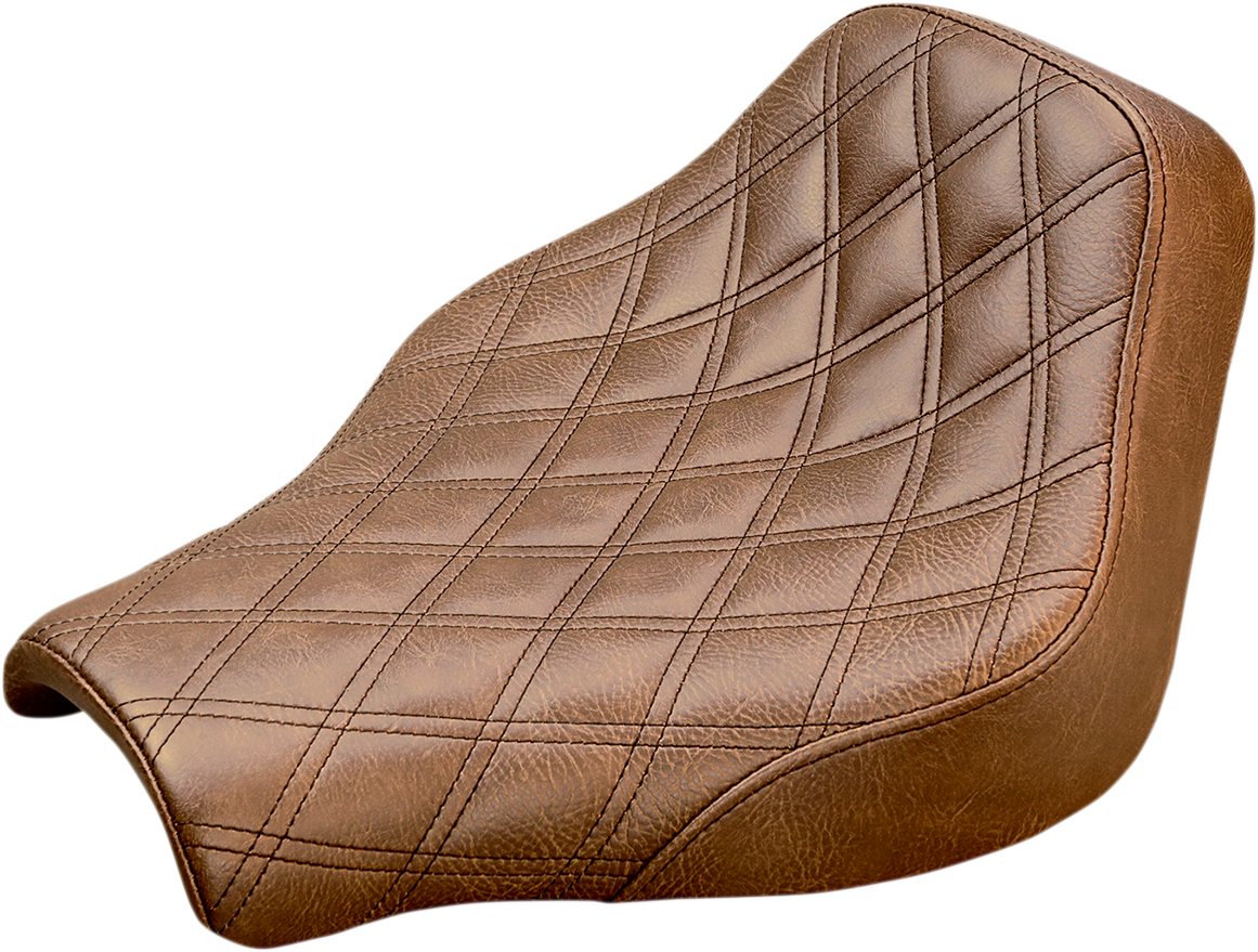 Renegade™ Lattice Stitch Solo Seat - Renegade™ Solo Seat - Lattice Stitched - Brown - FX '18-'23 [0802-0948]