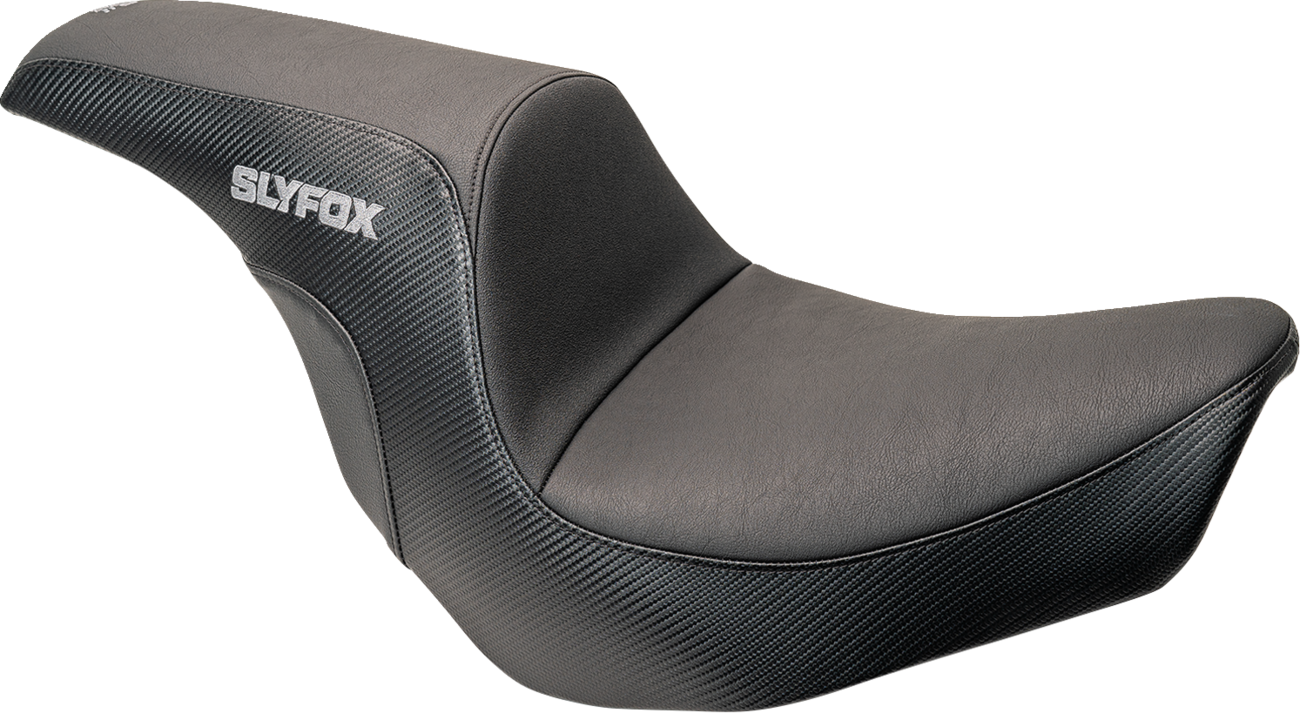 The Lowrider Drifter Seat - Lowrider Drifter Seat - Gray Logo - Smooth Vinyl - Carbon Fiber - FXLR/FLSB '18-'24 [0802-1590]