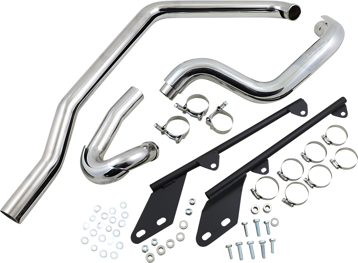 Power Curve True-Dual Crossover Header Pipes - '86-'06 Softail [1800-0638]