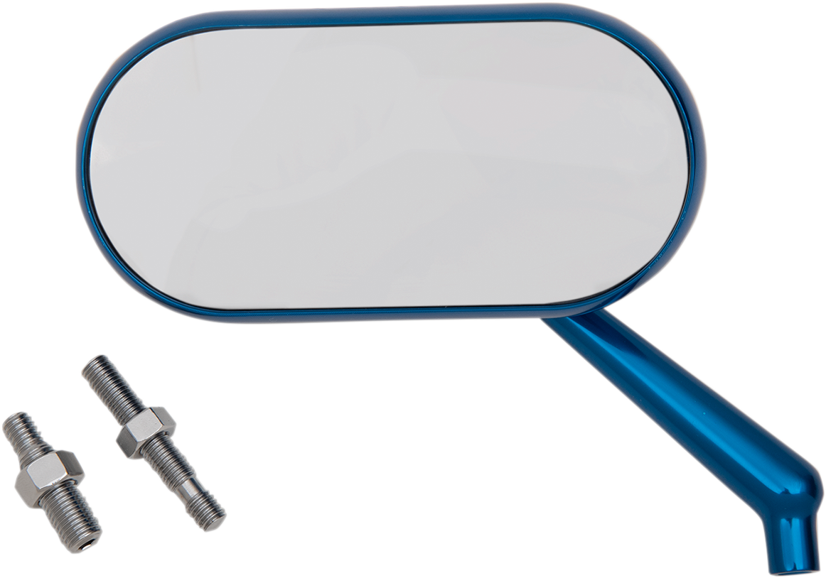Forged Oval Mirror - Mirror - Side View - Oval - Blue - Left [0640-1396] - Image 2