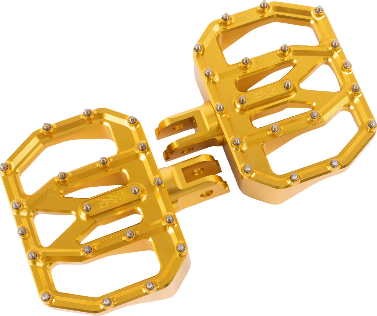 Mini Aggressor Floorboards - Gold - Front [1621-1234]