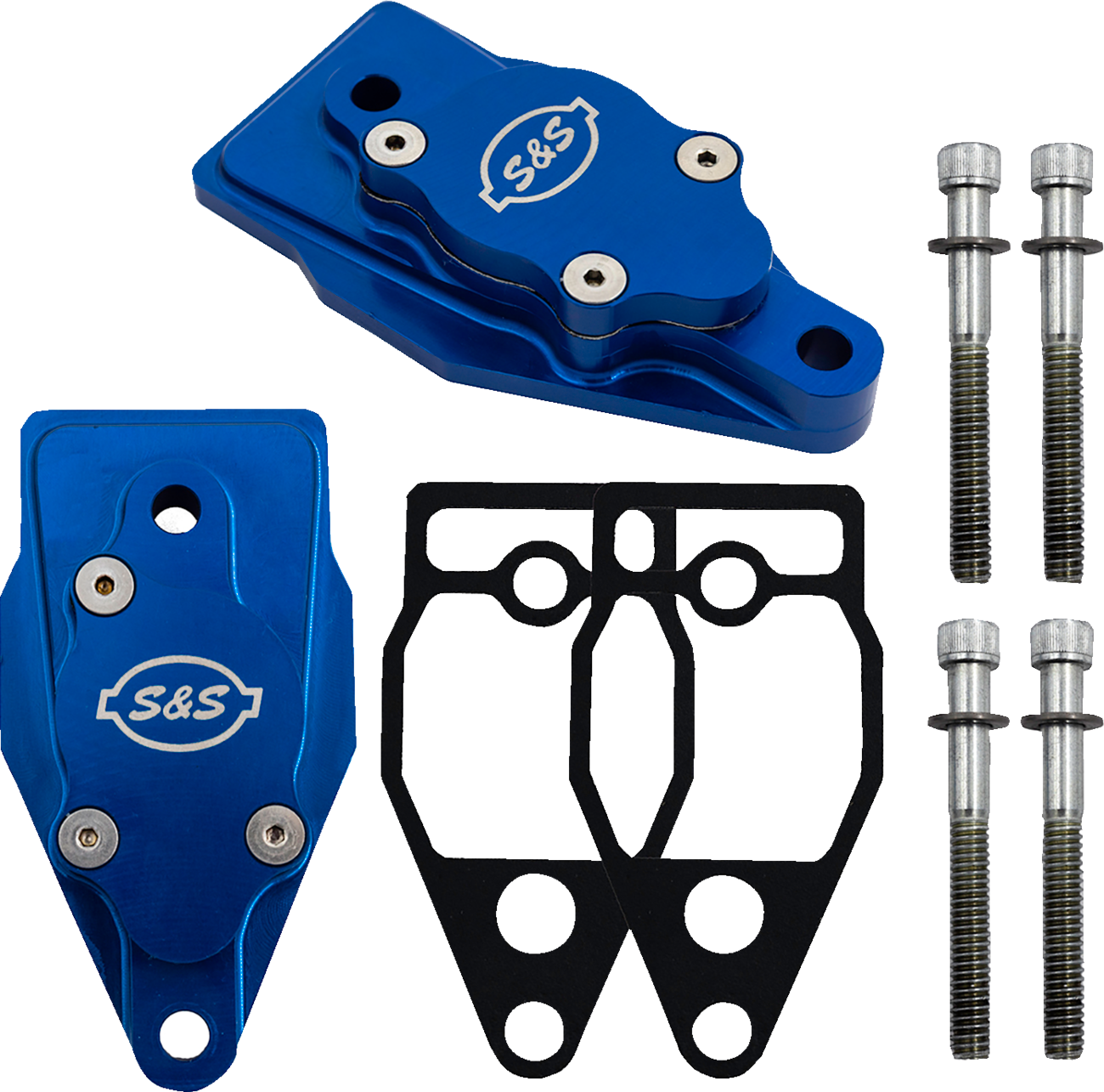 Billet Head Breather Kit - Anodized Blue - Twin Cam '99-'17 [0930-0249]