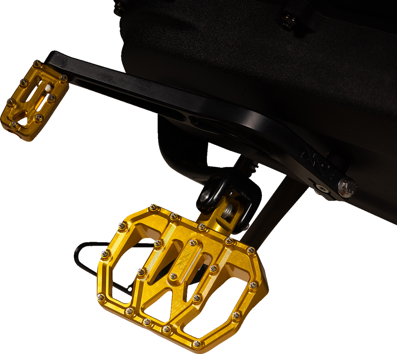 Mini Aggressor Floorboards - Gold - Rear [1621-1229] - Image 4