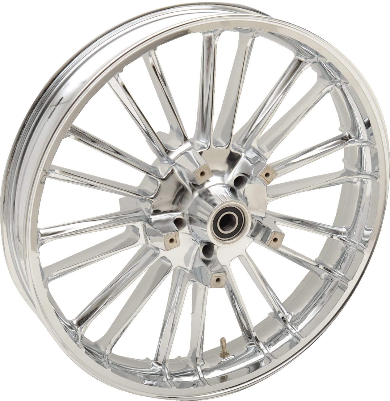 Atlantic Precision Cast 3D Wheel - Wheel - Atlantic 3D - Front - Dual Disc/without ABS - Chrome - 21x3.5 - '08+ FL [0201-2222]