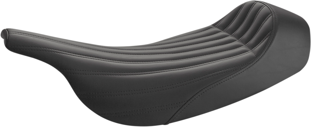 Knuckle Solo Seat - Ribbed - Black - FLH/FLT '97-'07 [0801-1343]