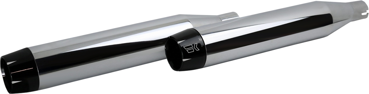 3-1/2" Slip-On Mufflers - Chrome [1801-1471]